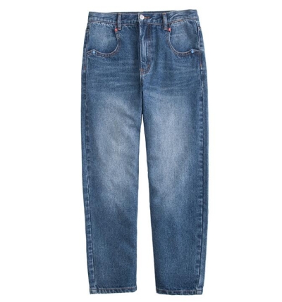 tailor-made jeans style, made of loose jeans style, nine pants, custom casual jeans style, jeans 